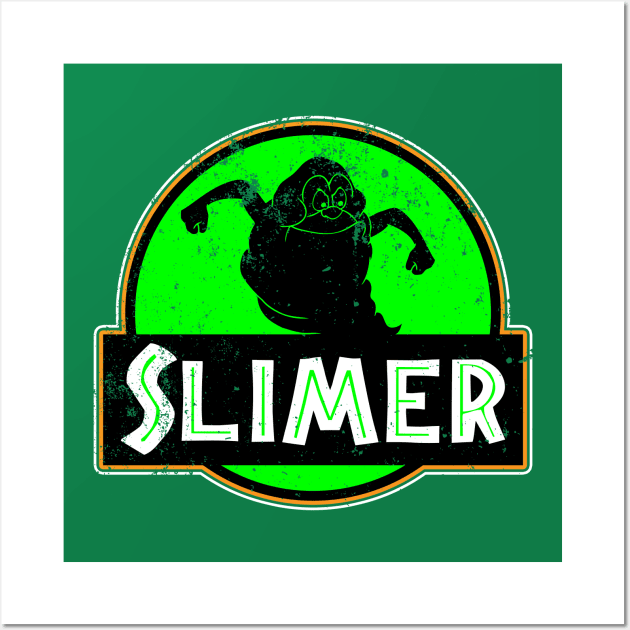 Slimer Wall Art by old_school_designs